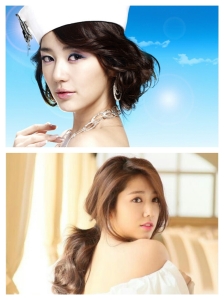 These popular actresses are both very popular in Korea because of their outstanding acting skills. They are both respectable actresses. Park Shin Hye has a friendlier face than Yoon Eun Hye but Yoon Eun Hye's face is just too mesmerizing.