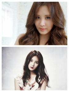 Above: SNSD's Seohyun Below: LOve Rain's Son Eun Seo Aww this twins. Yoona once told Son Eun Seo that she really looks like her SNSD's co-member Seohyun. Their significant difference is their body. Seohyun is on the slimmer's side while Son Eun Seo is thicker side but she's sexy.