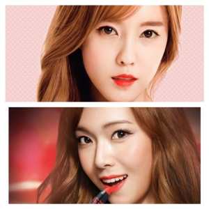 Above: Hyomin of T-ara Below: Jessica Jung For me, they are the best look-a-like in the K-pop world. They resemble more when they were younger. They have wide eyes that makes them stand out from the rest as their faces are unique and easy to remember. I consider Jessica as one of the most unique faces in Korea. She doesn't look that much Korean and a lot of people love her face, including me. 